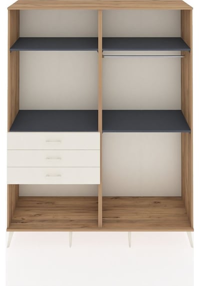 Hyperion Gardrop 4 Raflı 3 Çekmeceli 2 Askılı 176x44x221 Çam-antrasit/aytaşı Antrasit/aytaşı Hyperion Gardrop 4 Raflı 3 Çekmeceli 2 Askılı 176x44x221 Çam-antrasit/aytaşı Antrasit/aytaşı