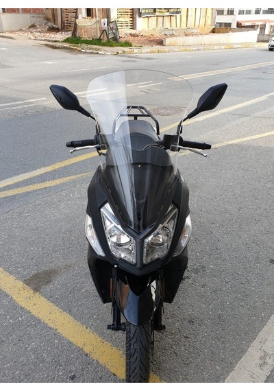 Motocam Sym Jet 14 200 Ön Cam 2017-2026 Model 74cm Şeffaf Renkli 4mm Uzun