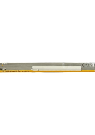 Cata Ct-2466 5w 6400k Beyaz Ledli Bant Armatür 4 Adet Beyaz