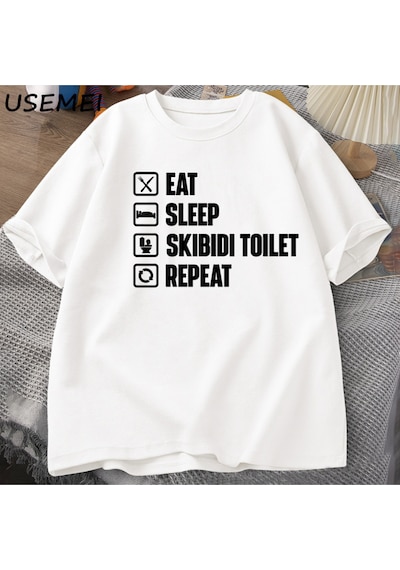 Flood Of Style Bring The Boom Graphic T Shirts Meme Cotton Short Sleeve T-shirt For Men Casual O Neck Knitte Beyaz