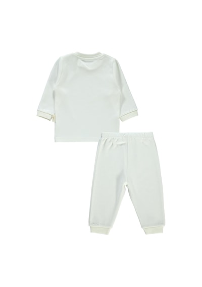 Civil Baby Bebek Organik Pijama Takımı 1-9 Ay Ekru