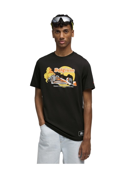 Puma F1 Belgium Erkek Siyah Günlük Stil T-shirt 63023001 1677494 SIYAH