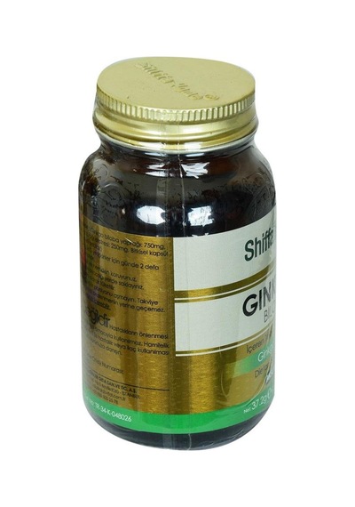 Shiffa Home Ginkgo Biloba Kapsülü Takviyesi 620 MG x 60 Kapsül