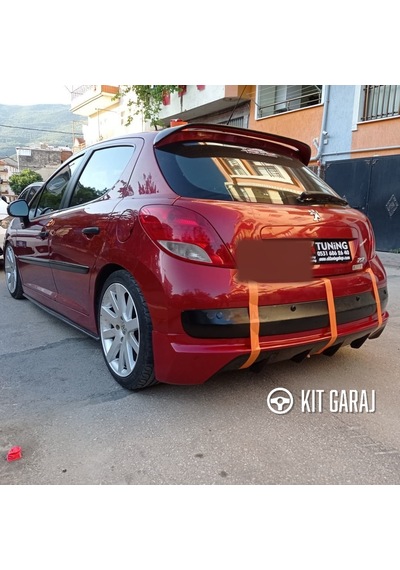 Kit Garaj 207 Arka Ek Plastik Boyalı