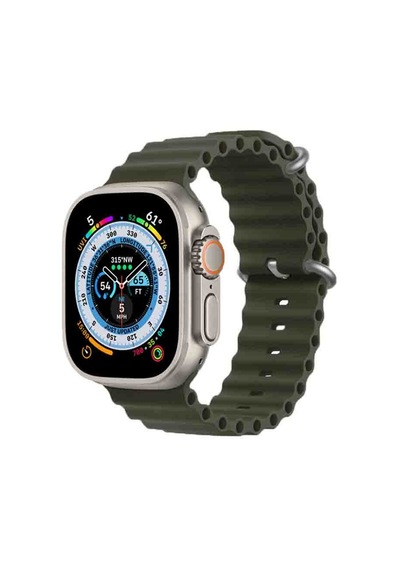 Apple Uyumlu  Watch 42 MM 44 MM 45 MM 49 MM Kordon Ocean Silikon Kordon 1/2/3/4/5/6/se/7/8/ultra