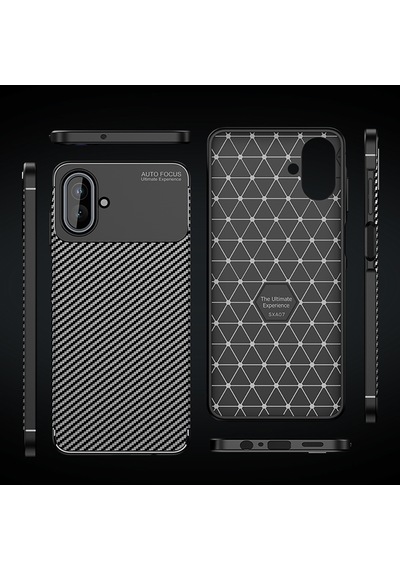 Samsung Uyumlu Galaxy A07 Kılıf Zore Negro Silikon Kapak Siyah