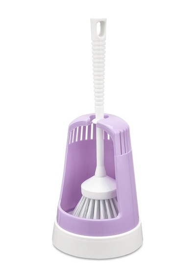 Omnisoft Flr F026 Plastik Klasik Wc Klozet Tuvalet Fırçası Mor