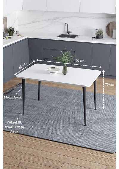 Damla 60x90 Cm Oval Köşeli Beyaz Yemek Masası Mutfak Masası Balkon Masası Çalışma Masası Çok Renkli Damla 60x90 Cm Oval Köşeli Beyaz Yemek Masası Mutfak Masası Balkon Masası Çalışma Masası Çok Renkli
