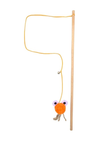 Jooys Hasır Kuyruklu Kadife Emoji Kedi Oltası