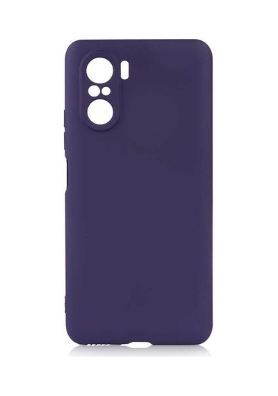 Kilifone - Xiaomi Uyumlu Redmi K40 - Kılıf Mat Renkli Esnek Premier Silikon Kapak - Lacivert