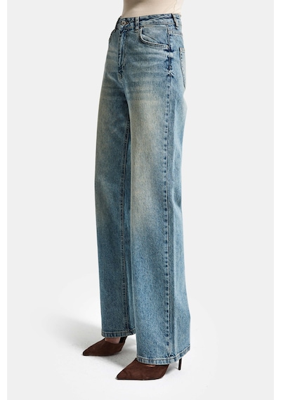 Itsbasic Kadın T.kot Rengi 4s6-32 Straight Fit Yüksek Bel Komfort Kumaş Denim Jean Itsbasic Kadın T.kot Rengi 4s6-32 Straight Fit Yüksek Bel Komfort Kumaş Denim Jean