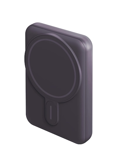Magpac Mini 10.000 Mah 20w Type-c 15w Kablosuz Şarj - Stant Özellikli Magsafe Powerbank - Derin Mor Koyu Gri