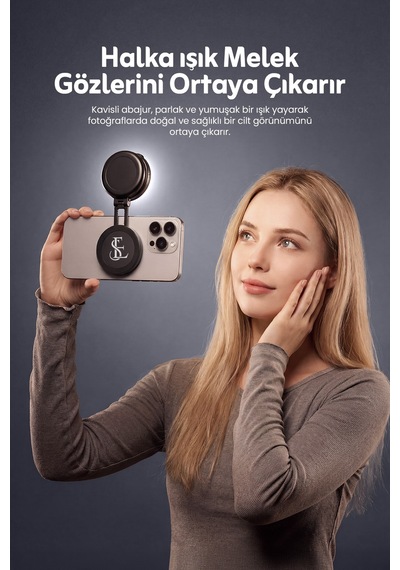 Led Selfie Ring Light Telefon Selfie Işığı
