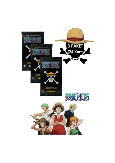 Toyika Panini One Piece Lisanslı Orijinal Trading Kartları Cards Koleksiyonluk 8li X 3 Paket
