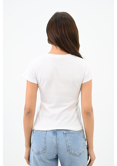 Kadın Kısa Kollu Basic T-shirt 1775-25 001