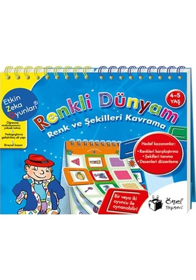 Renkli Dünyam 4-5 Yaş Renk ve Şekilleri Kavrama - Kirstin Jebautzke - Önel Yayıncılık