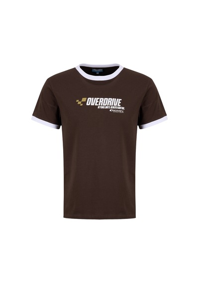 Discovery Expedition Kahve Pamuk Karışımlı T-shirt D6sm-tst3709