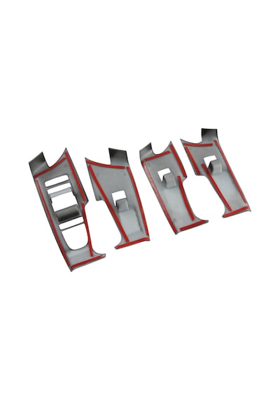 Red Lion Parts Byd Seal U Dm-i/ev Kapı İçi Kol Dayama Ve Cam Kumanda Düğmesi Seti Abs Karbon Fiber Görünüm Kaplama