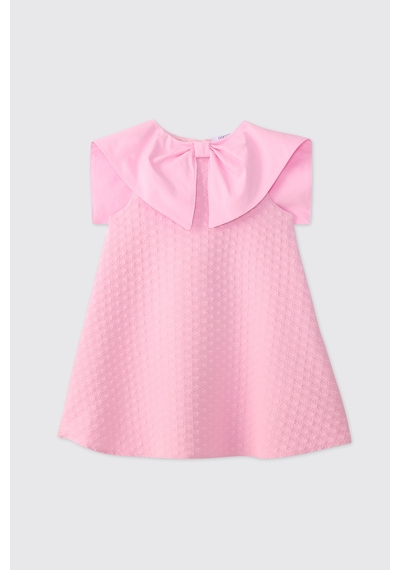 Panço Kız Çocuk Pembe Elbise