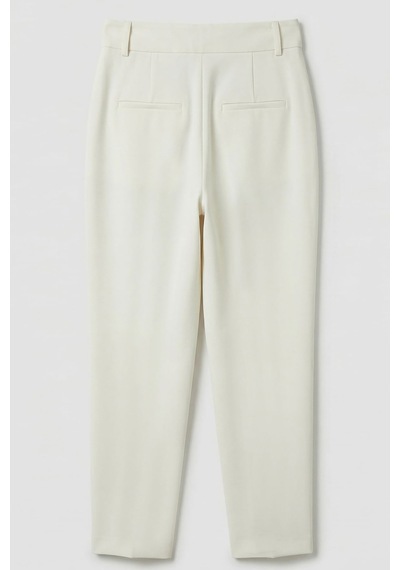 Sateen Talia Havuç Pantolon - Ekru-137379