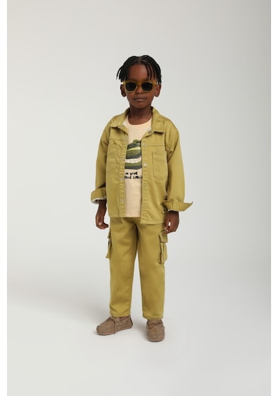 Xo Kids Erkek Çocuk Pantolon 1-4 Yaş 2596 Fıstık Yeşili