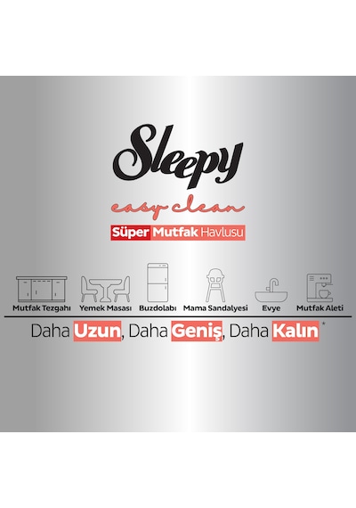 Easy Clean Süper Yüzey Temizlik Mutfak Havlusu&Mendili Karma Paket 4X50 (200 Yaprak)