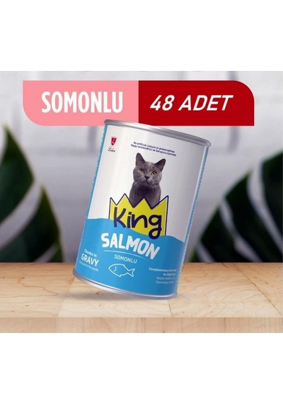 Somonlu Yetişkin Kedi Konservesi 400 Gr 48 Adet