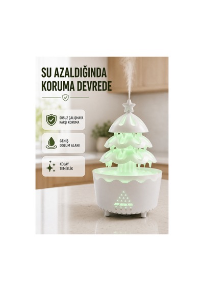 Astraltech Rgb Aydınlatmalı Şans Ağacı Aromaterapi Difüzörü 250 Ml Hava Nemlendirici
