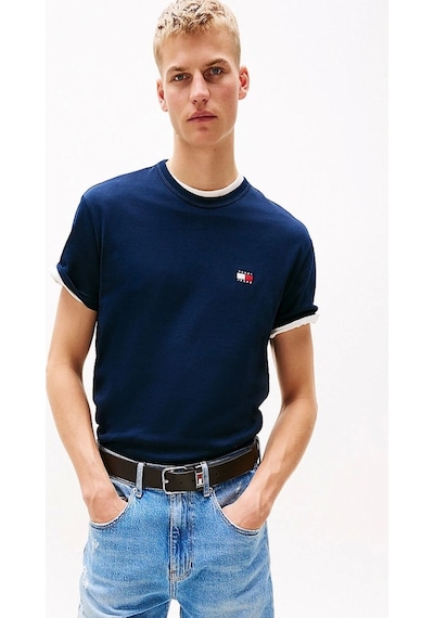 Tommy Hilfiger Tommy Jeans Erkek Lacivert T-shirt Lacivert
