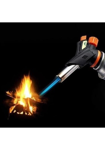 Tub Shop 1300 Derece Profesyonel Pürmüz Çakmak Ws-509c Kafa Çakmak 6 Adet Flash Gaz Kırmızı