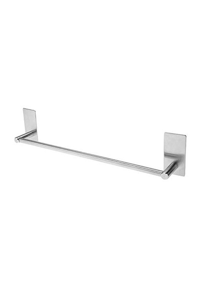 Paslanmaz Çelik 40cm Havluluk Askılık - İnox - Kendinden Yapışkanlı - Vida Yok Çok Renkli