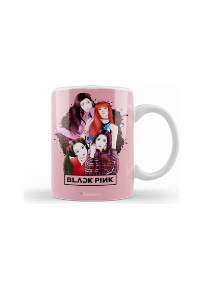 Black Pink Blackpink Kupa Bardak Porselen No23720 Karışık