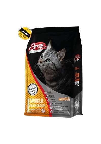 Energy Tavuklu Yetişkin Kedi Maması 6 x 1 KG