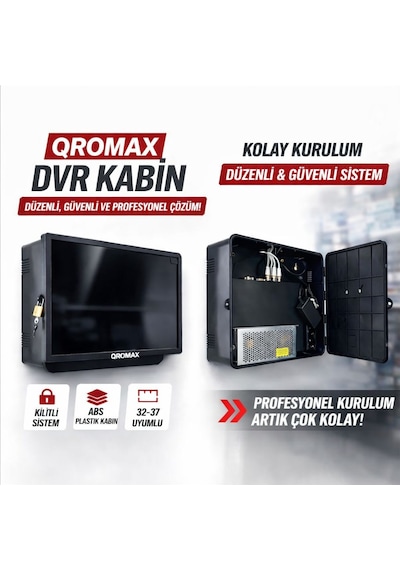 Dvr / Nvr Cctv Rack Kabinet Ve Monitör Asma Kutusu 1u 19 '' W 40 H 32 D 11