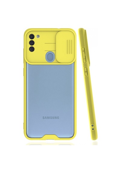 Nettech Samsung Galaxy A11 Uyumlu Platin Kamera Kızaklı Arka