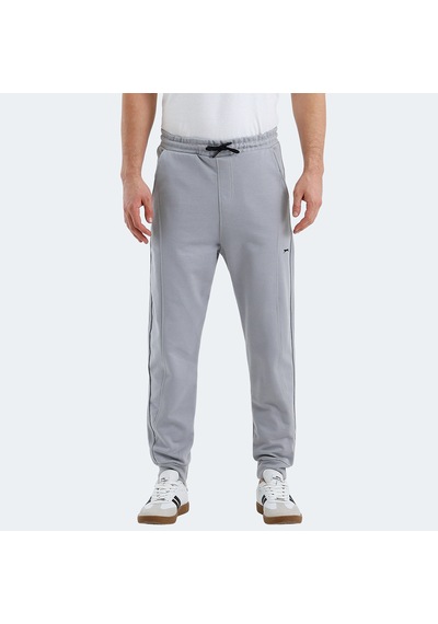 Slazenger NACIO Erkek Cepli Dar Paça Gri Eşofman Altı