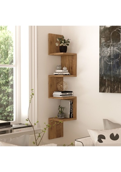 Wall R9 Modern Duvar Rafı Kitaplık Atlantik Çam Wal9-a Atlantik Çam