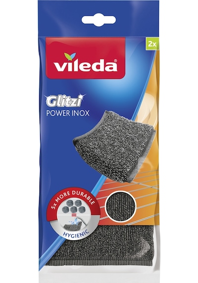 Vileda Glitzi Power Inox Pad Bulaşık Teli 2 Adet