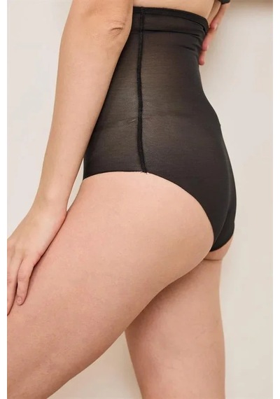 Ang Butik Yüksek Bel Külot Korse SIYAH