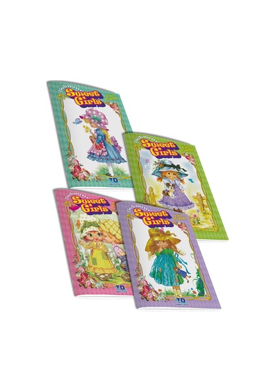 Şebnem Cici Kızlar Sweet Girls 4 Lü Etkinlik Kitabı Seri 1