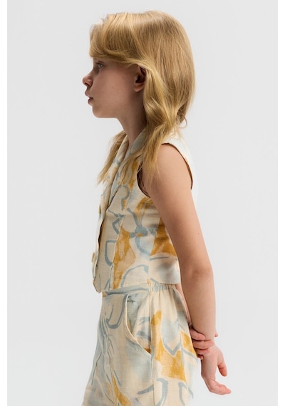 Xo Kids Kız Çocuk Yelek 4-8 Yaş 31501 KREM