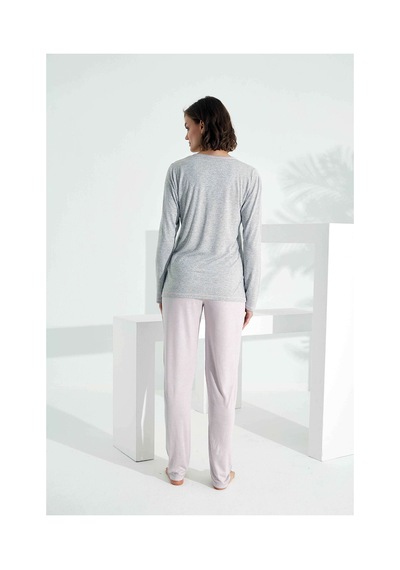 Etoile Kadın Pijama Takımı 73372.gr Gri