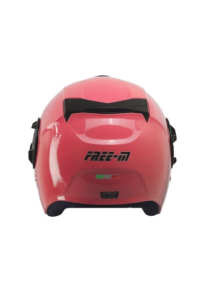 Fr665 Pink Motosiklet Kaskı Yarım Açık Güneş Vizörlü Motorcu Kask Pembe