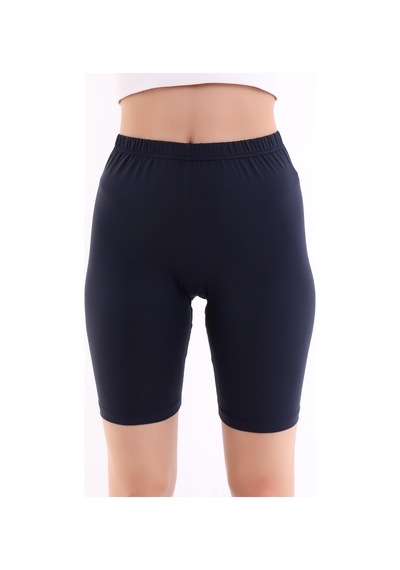 Self Clothing Kadın Antrasit Penye Kumaş Yüksek Bel Kısa Tayt Slf1295