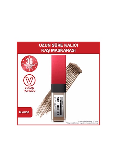 Maybelline New York Tattoo Brow Kaş Jeli 250 Blonde
