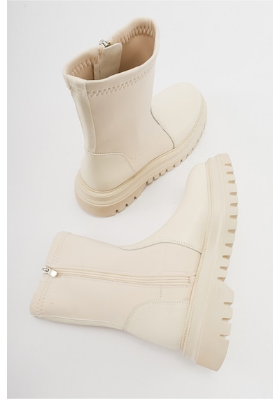Luvishoes Alias Bej Scuba Kadın Bot Bej