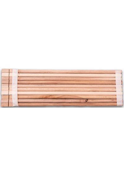 Tahta (Ahşap) Tünek 10 Adet 40 Cm Gürgen Ağacından