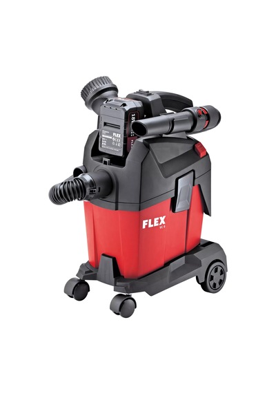 Flex VC6LMC18.0 Aküsüz 18V. 6Lt. Vakumlu Şarjlı Süpürge