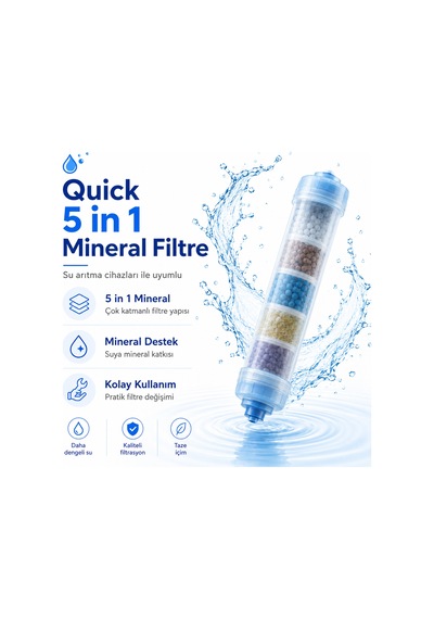Quick 5 İn 1 Mineral Su Arıtma Filtresi 408694093