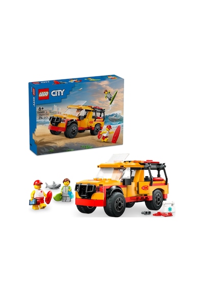 LEGO® City Cankurtaran Kamyoneti 60453 - 6 Yaş ve Üzeri Çocuklar için 2 Minifigür ve Köpek Balığı Figürü İçeren Oyuncak Yapım Seti (214P) LEGO® City Cankurtaran Kamyoneti 60453 - 6 Yaş ve Üzeri Çocuklar için 2 Minifigür ve Köpek Balığı Figürü İçeren Oyuncak Yapım Seti (214P)